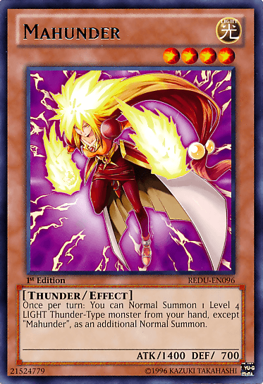 Mahunder [REDU-EN096] Rare - Josh's Cards