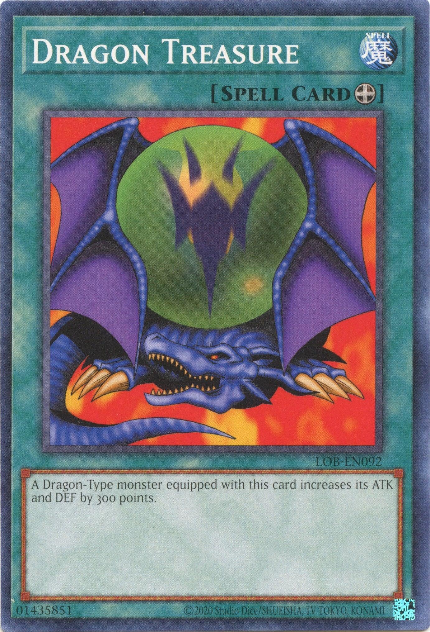 Dragon Treasure (25th Anniversary) [LOB-EN092] Common - Josh's Cards