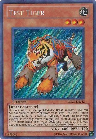 Test Tiger [LCGX-EN242] Secret Rare - Josh's Cards