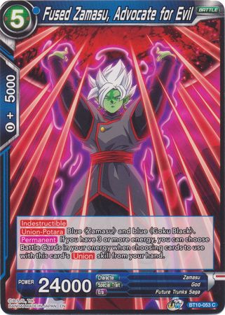 Fused Zamasu, Advocate for Evil (BT10-053) [Rise of the Unison Warrior] Parallel Foil