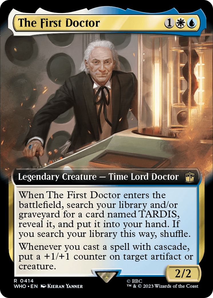 The First Doctor (WHO-414) - Doctor Who: (Extended Art) Foil