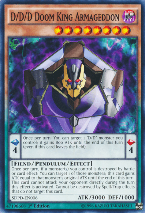 D/D/D Doom King Armageddon [SDPD-EN006] Common - Josh's Cards