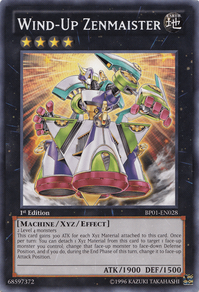 Wind-Up Zenmaister [BP01-EN028] Rare - Josh's Cards