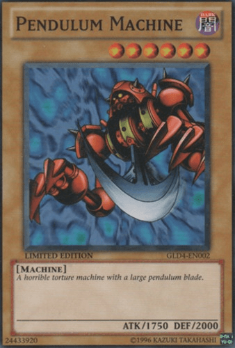 Pendulum Machine [GLD4-EN002] Common - Josh's Cards