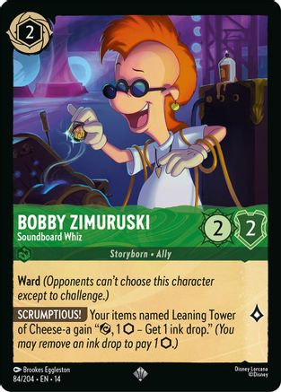 Bobby Zimuruski - Soundboard Whiz (84/204) - Hyperia City Cold Foil