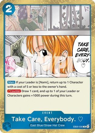 Take Care, Everybody. (EB05-030) - Extra Booster: One Piece Heroine's Edition Vol. 2 Foil