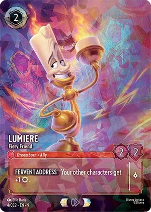 Lumiere - Fiery Friend (4) - Disney Lorcana Promo Cards Holofoil