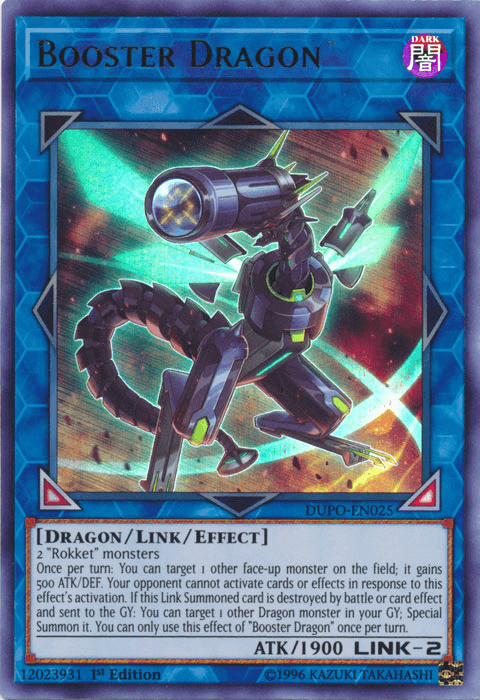 Booster Dragon [DUPO-EN025] Ultra Rare - Josh's Cards