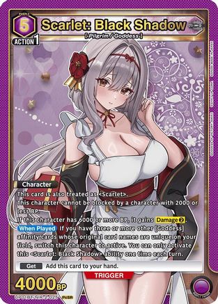 Scarlet: Black Shadow (025) (UP01BT/NIK-2-025) - UP01BT GODDESS OF VICTORY NIKKE Precious Booster Foil