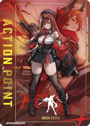 Action Point Card (AP01) (UP01BT/NIK-2-AP01) - UP01BT GODDESS OF VICTORY NIKKE Precious Booster Foil