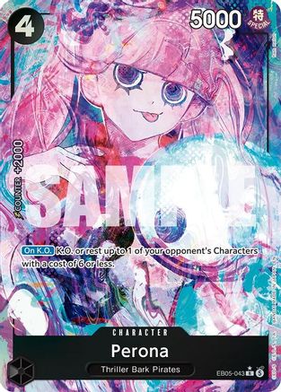 Perona (Alternate Art) (EB05-043) - Extra Booster: One Piece Heroines Edition Vol. 2 Foil