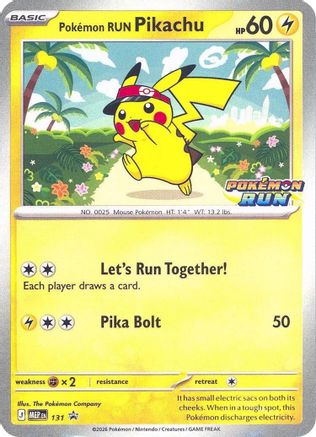 Pokemon Run Pikachu 131 - Southeast Asia Exclusives