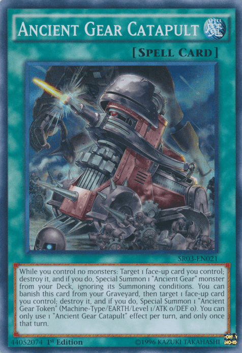 Ancient Gear Catapult [SR03-EN021] Super Rare - Josh's Cards