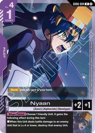 Nyaan (GD06-094) - Stardust Trails Holofoil