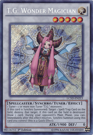 T.G. Wonder Magician [LC5D-EN213] Secret Rare - Josh's Cards