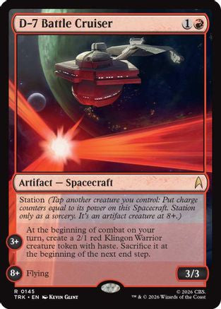 D-7 Battle Cruiser (TRK-145) - Star Trek