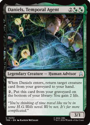 Daniels, Temporal Agent (TRK-232) - Star Trek Foil