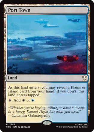 Port Town (Surge Foil) (TRC-547) - Commander: Star Trek Foil