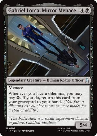 Gabriel Lorca, Mirror Menace (TRK-108) - Star Trek