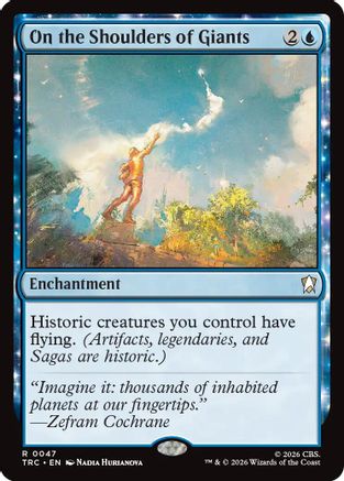 On the Shoulders of Giants (Surge Foil) (TRC-047) - Commander: Star Trek Foil