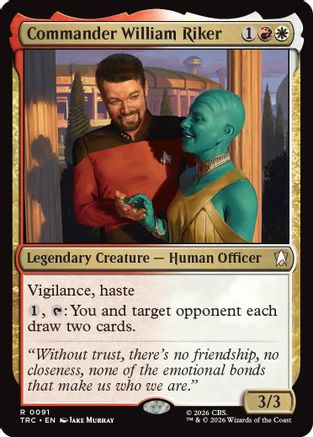 Commander William Riker (TRC-091) - Commander: Star Trek