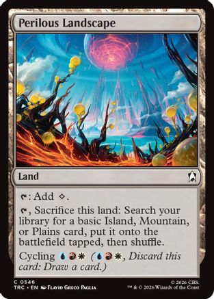 Perilous Landscape (Surge Foil) (TRC-546) - Commander: Star Trek Foil