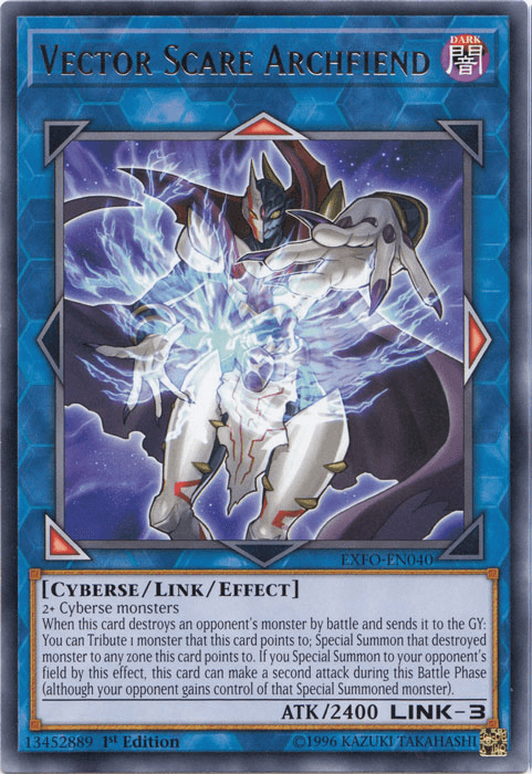 Vector Scare Archfiend [EXFO-EN040] Rare - Josh's Cards