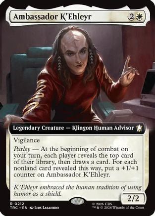Ambassador K'Ehleyr (Extended Art) (TRC-212) - Commander: Star Trek