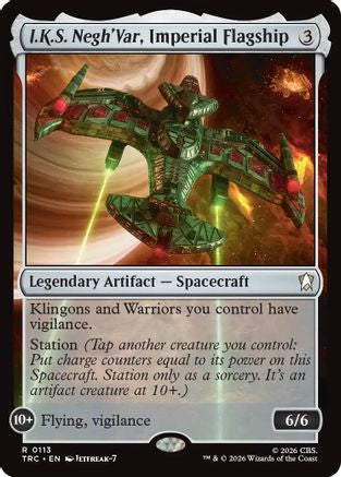 I.K.S. Negh'Var, Imperial Flagship (TRC-113) - Commander: Star Trek