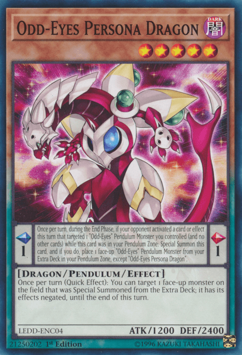Odd-Eyes Persona Dragon [LEDD-ENC04] Common - Josh's Cards