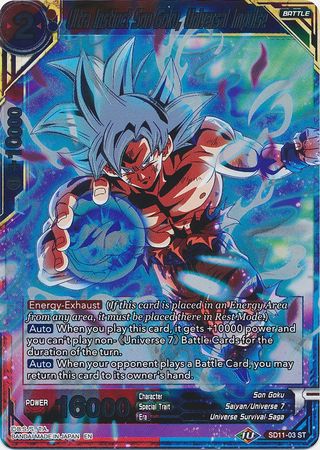 Ultra Instinct Son Goku, Universal Impulse (Gold Stamped) (Starter Deck Exclusive) (SD11-03) [Universal Onslaught] Parallel Foil