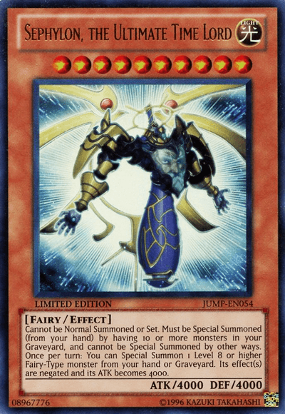 Sephylon, the Ultimate Time Lord [JUMP-EN054] Ultra Rare - Josh's Cards