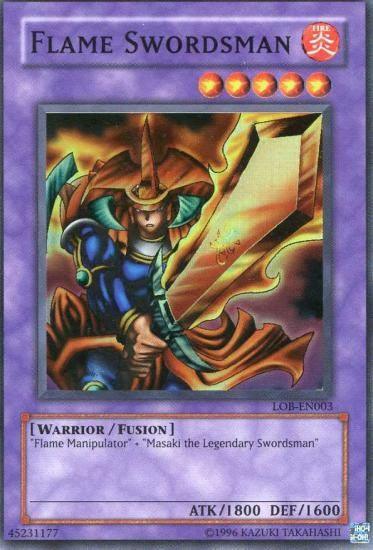 Flame Swordsman [LOB-EN003] Super Rare - Josh's Cards