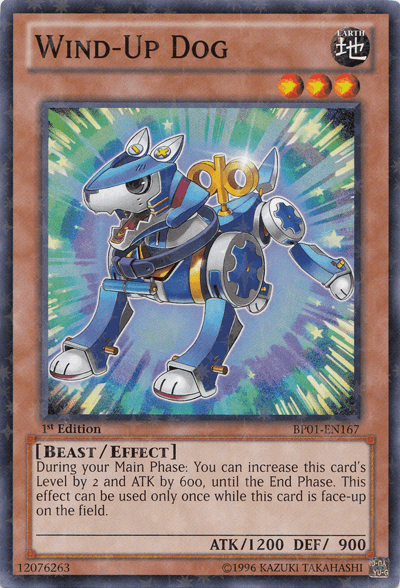Wind-Up Dog [BP01-EN167] Starfoil Rare - Josh's Cards