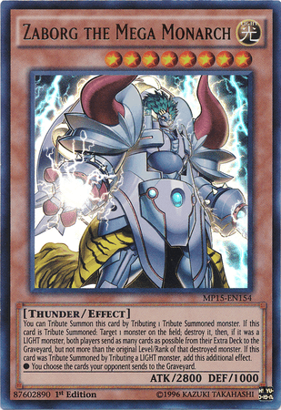 Zaborg the Mega Monarch [MP15-EN154] Ultra Rare - Josh's Cards
