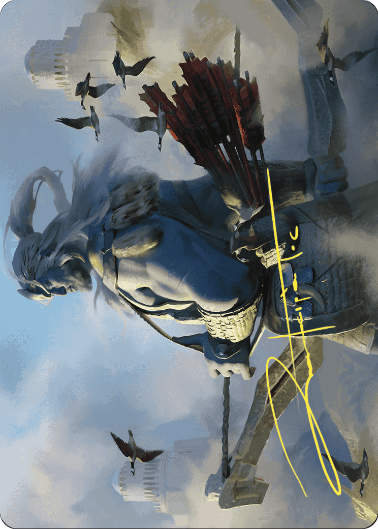 Skybeast Tracker // Skybeast Tracker (AWOE-027) - Wilds of Eldraine Art Series (Borderless) Foil