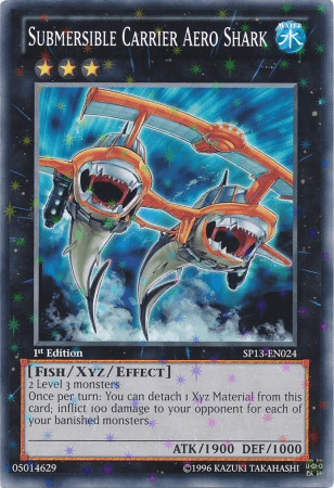 Submersible Carrier Aero Shark [SP13-EN024] Starfoil Rare - Josh's Cards