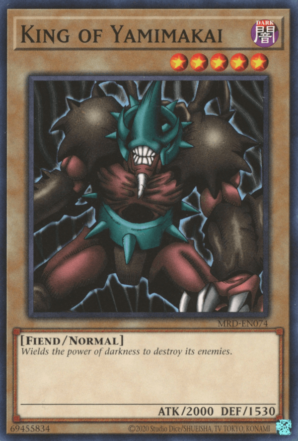 King of Yamimakai [MRD-EN074] Common - Josh's Cards