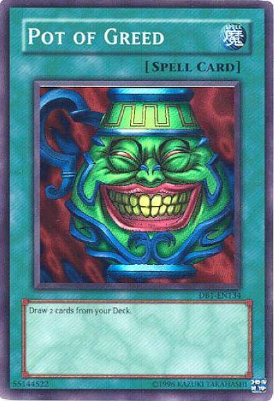 Pot of Greed [DB1-EN134] Super Rare - Josh's Cards