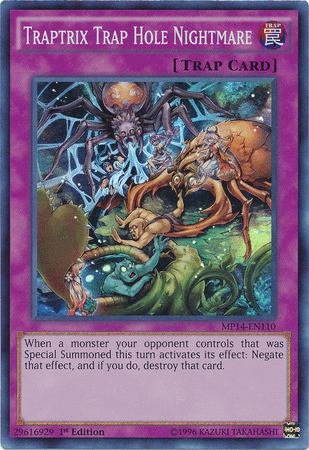 Traptrix Trap Hole Nightmare [MP14-EN110] Super Rare - Josh's Cards