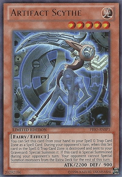 Artifact Scythe [PRIO-ENSP1] Ultra Rare - Josh's Cards