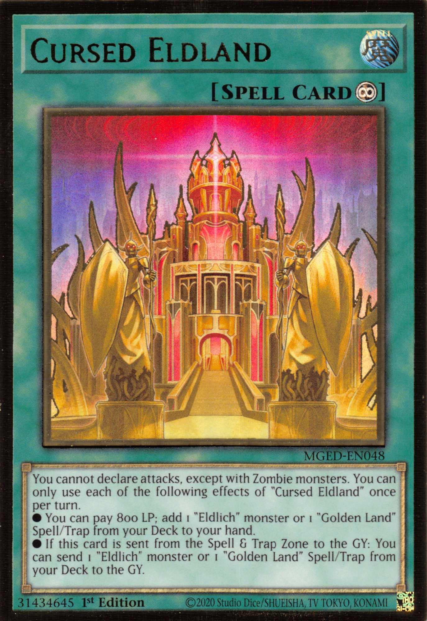 Cursed Eldland [MGED-EN048] Gold Rare - Josh's Cards
