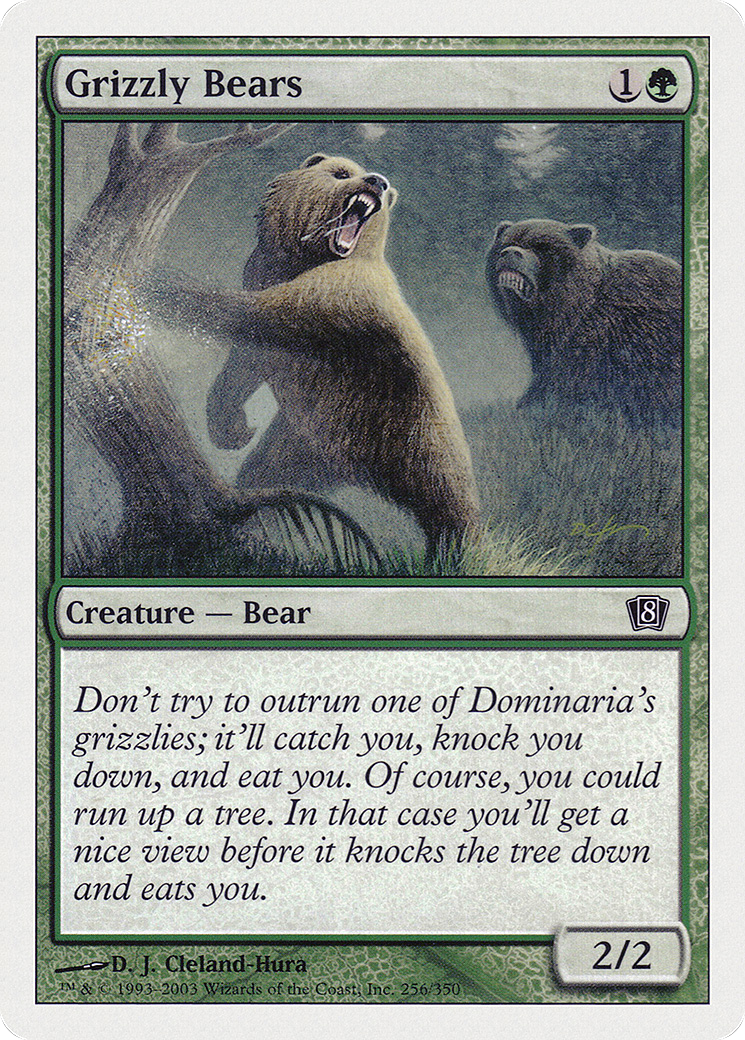 Grizzly Bears [Eighth Edition] Foil