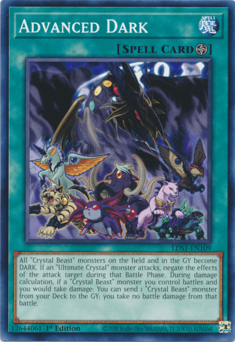 Advanced Dark [LDS1-EN109] Common - Josh's Cards
