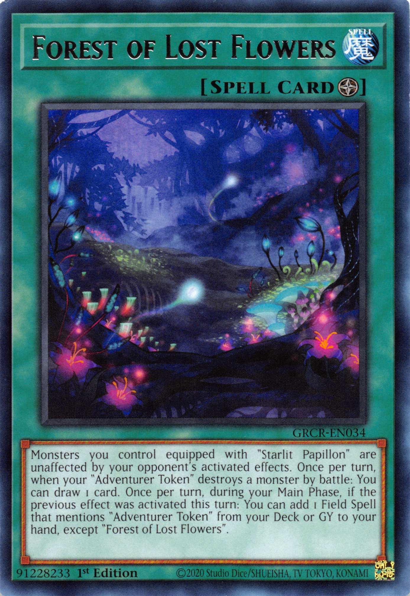 Forest of Lost Flowers [GRCR-EN034] Rare - Josh's Cards