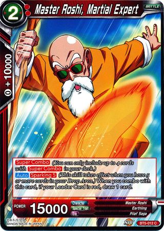 Master Roshi, Martial Expert (BT5-012) [Miraculous Revival] Parallel Foil