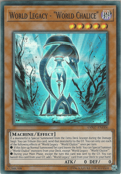 World Legacy - "World Chalice" [OP07-EN006] Super Rare - Josh's Cards