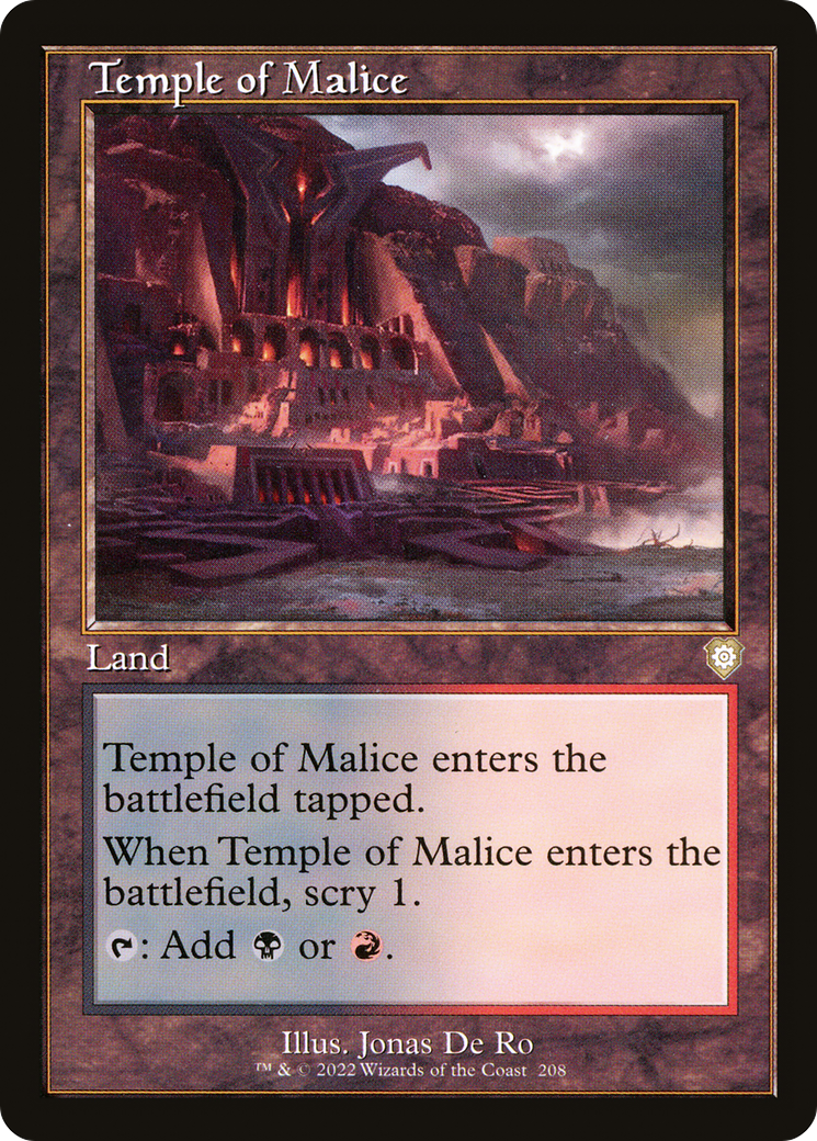 Temple of Malice (BRC-208) - The Brothers' War Commander