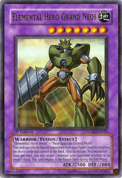 Elemental Hero Grand Neos [STON-EN035] Ultra Rare - Josh's Cards