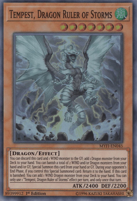 Tempest, Dragon Ruler of Storms [MYFI-EN045] Super Rare - Josh's Cards